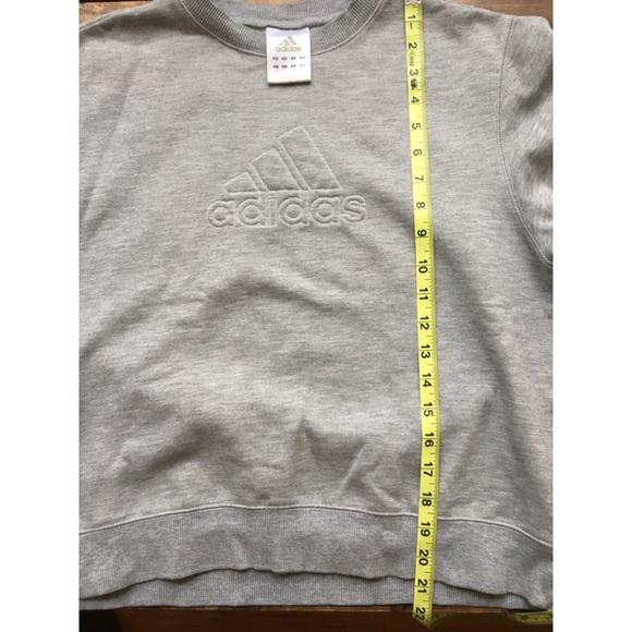 Adidas Gray Sweatshirt, Juniors L - Picture 3 of 7